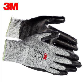 3M 防割手套3级M 安全耐磨防抓 柔软舒适不刺手 防切割